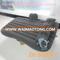 flocked PVC cheap car mattress inflatable air bed