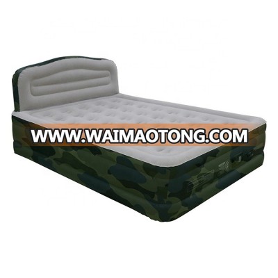 Plug in 24 Inch air mattress camouflage pattern inflatable air matress