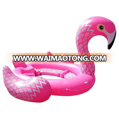 4-6 persons huge inflatable flamingo pool float lake floating island