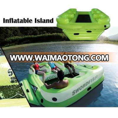 Hot sale inflatable island and float