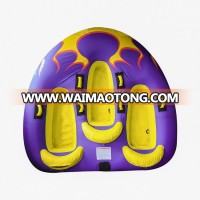 3 persons water sports entertainment towable tube inflatable water tube