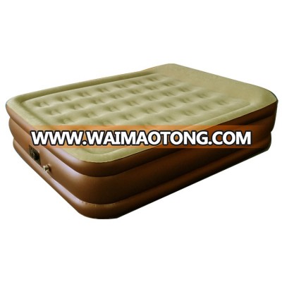 built in pump 220v inflatable air mattress portable inflatable camping mattress