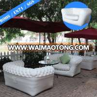 2017 Top Selling white lounger sleeping corner camping relax giant chesterfield air cheap outdoor inflatable sofa