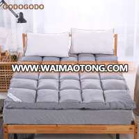 Wholesales Chinese Supplier Mattress Pad Soft Bed Mattress Gusset Style Mattress Toppers For Hotel / Home Bed Linen