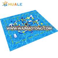 Giant floating water park inflatable outdoor adult inflatable water park obstacle for sale